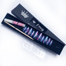Load image into Gallery viewer, Express Nails - Navy Foil