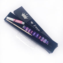 Load image into Gallery viewer, Express Nails - Purple Marble
