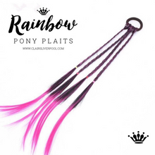 Load image into Gallery viewer, Rainbow Pony Plaits