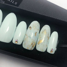 Load image into Gallery viewer, Express Nails - Mint Marble
